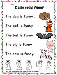 Sight Word to Read - funny